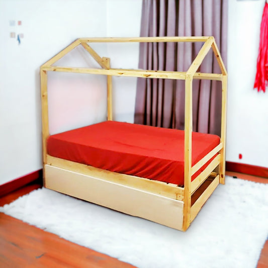 Cama montessori Home con camita auxiliar